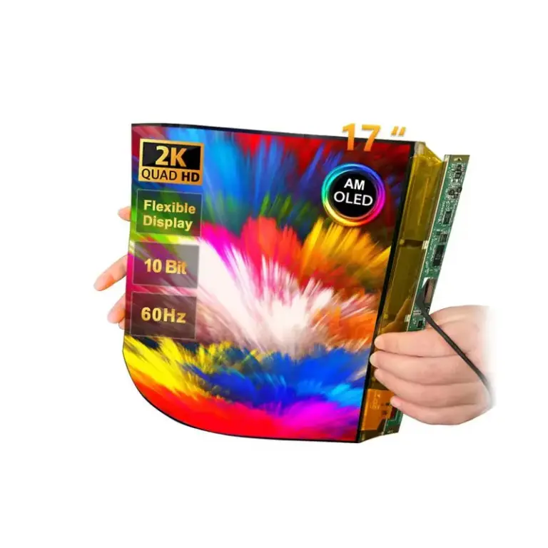 17 Inch Flexible OLED Display for 2K eDP Integration in Smart Devices