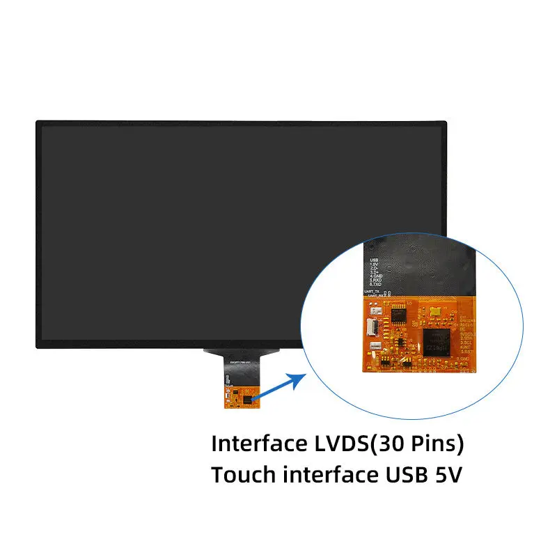 HS18D50766-04 Additional product image of 18.5″ 1920×1080 300nits 72%NTSC LVDS Touch Module 1000:1, huisoar, HS18D50766, 18.5 1920x1080