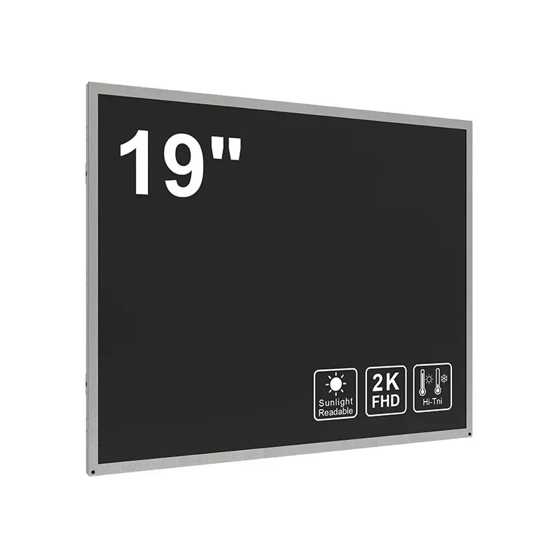 19 Inch Industrial Sunlight Readable LCD HMI Display for Automation