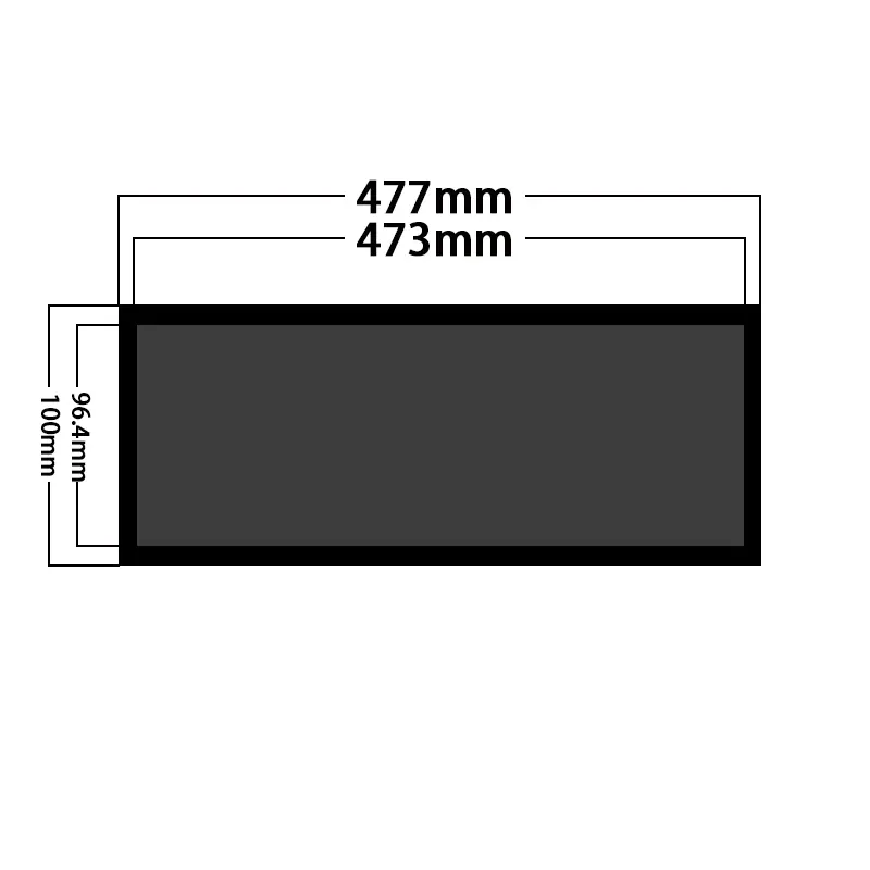 Additional product image of 19 Inch Route Message Strip Display for OEM Panels, huisoar, HS190XTM-GE12, 19 Inch Route