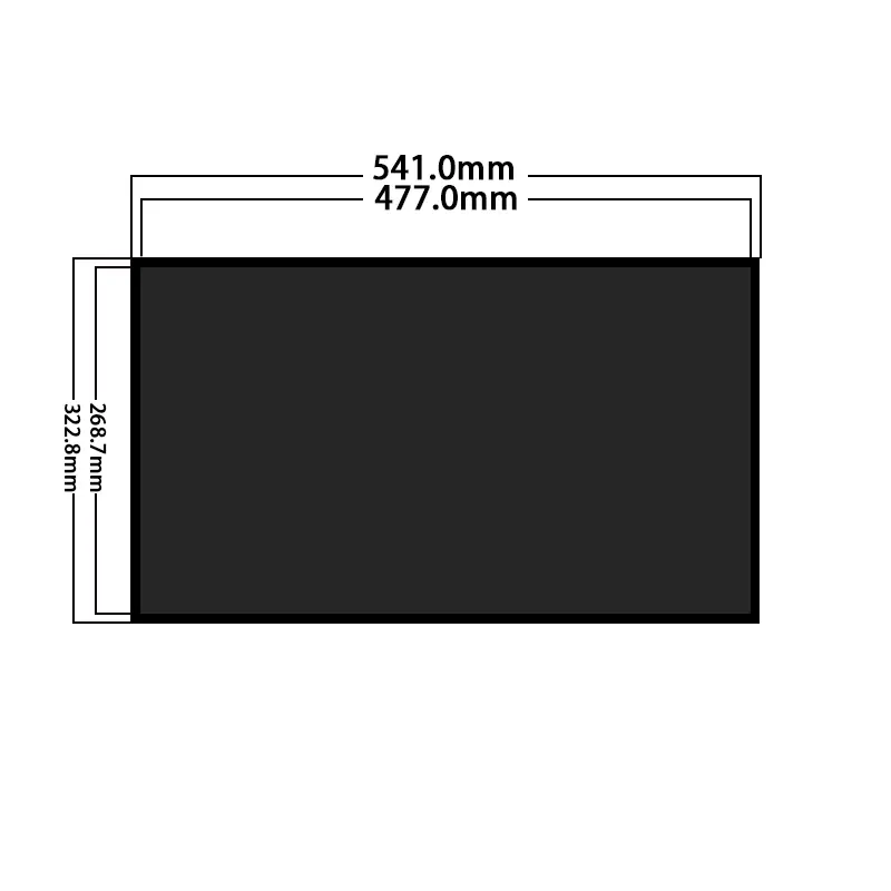 Additional product image of 21.5 Inch Outdoor Kiosk Display System for Public Information, huisoar, HS215HNX02D01-BK