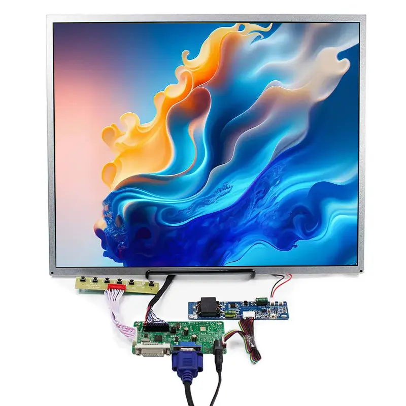 19 Inch Wide Temp Industrial LCD Screen Kit for Retrofit