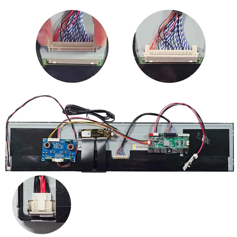 HS240FBM-NB1-03 Additional product image of 24 Inch Capacitive Touch Shelf Digital Signage Bar LCD Panel Kit, huisoar, HS240FBM-NB1