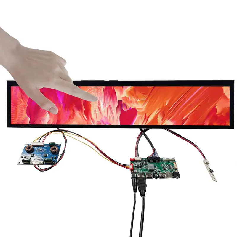 HS240FBM-NB1-04 Additional product image of 24 Inch Capacitive Touch Shelf Digital Signage Bar LCD Panel Kit, huisoar, HS240FBM-NB1