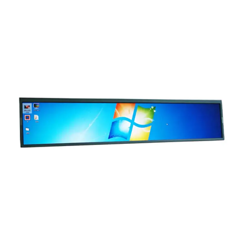 HS240FBM-NE07-01 Additional product image of 24 Inch Ultra Wide Stretched LCD Display for Shelf Edge Signage, huisoar, HS240FBM-NE07, 24 Inch
