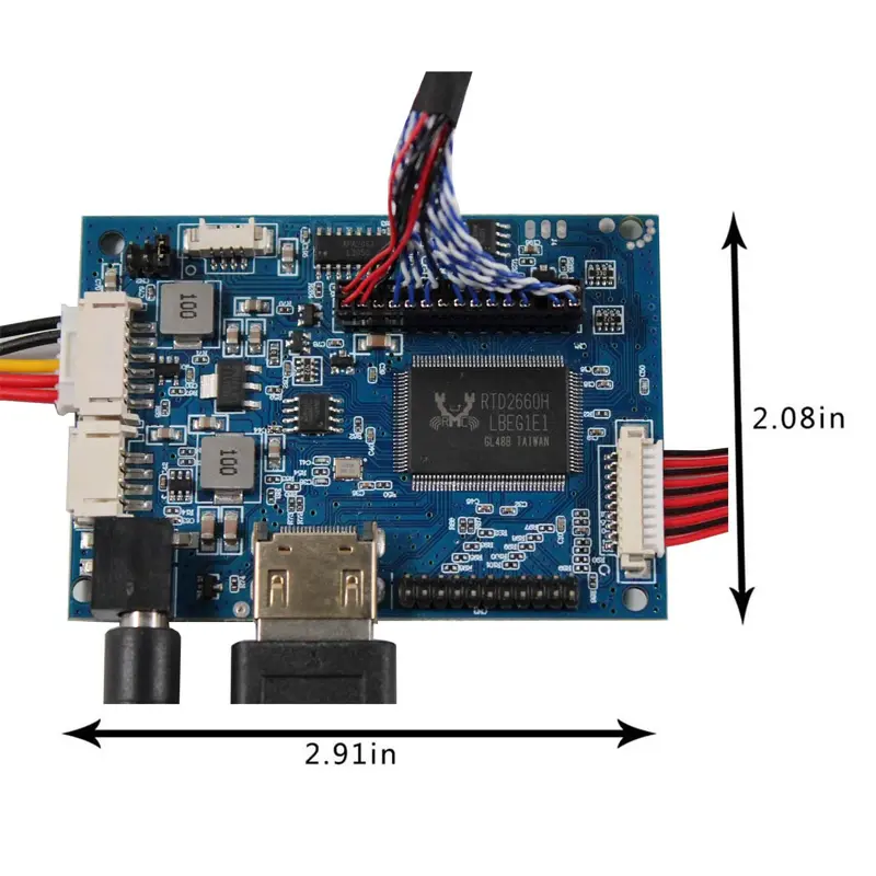 HS2660H-V661+HS215HJJ-P02-03 Additional product image of 21.5 Inch 1000 Nits Outdoor LCD Display Kit for Vending, huisoar, HS2660H-V661+HS215HJJ-P02
