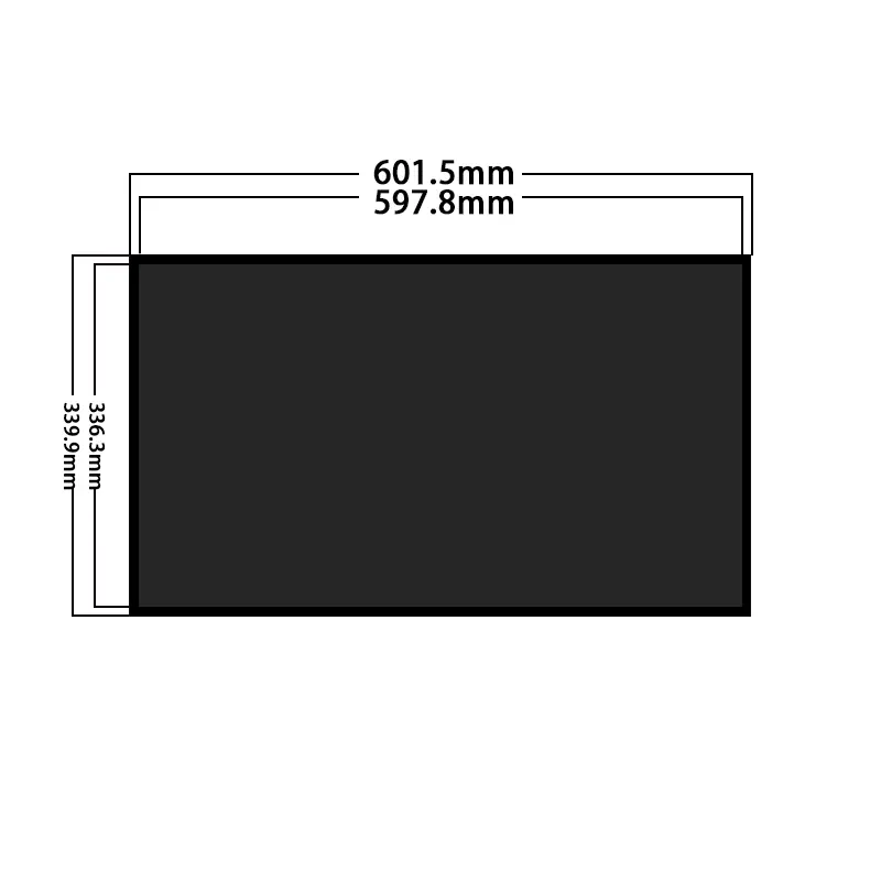 HS270ENT-GE15-05 Additional product image of 27 Inch Industrial High Brightness LCD Panel for Digital Signage, huisoar, HS270ENT-GE15, 27