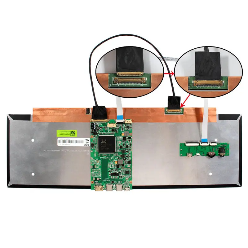 HS2795T4K-V5-03 Additional product image of 14 Inch 4K Ultra-Wide Bar Display Kit for Retail Systems, huisoar, HS2795T4K-V5, 4K Ultra-Wide