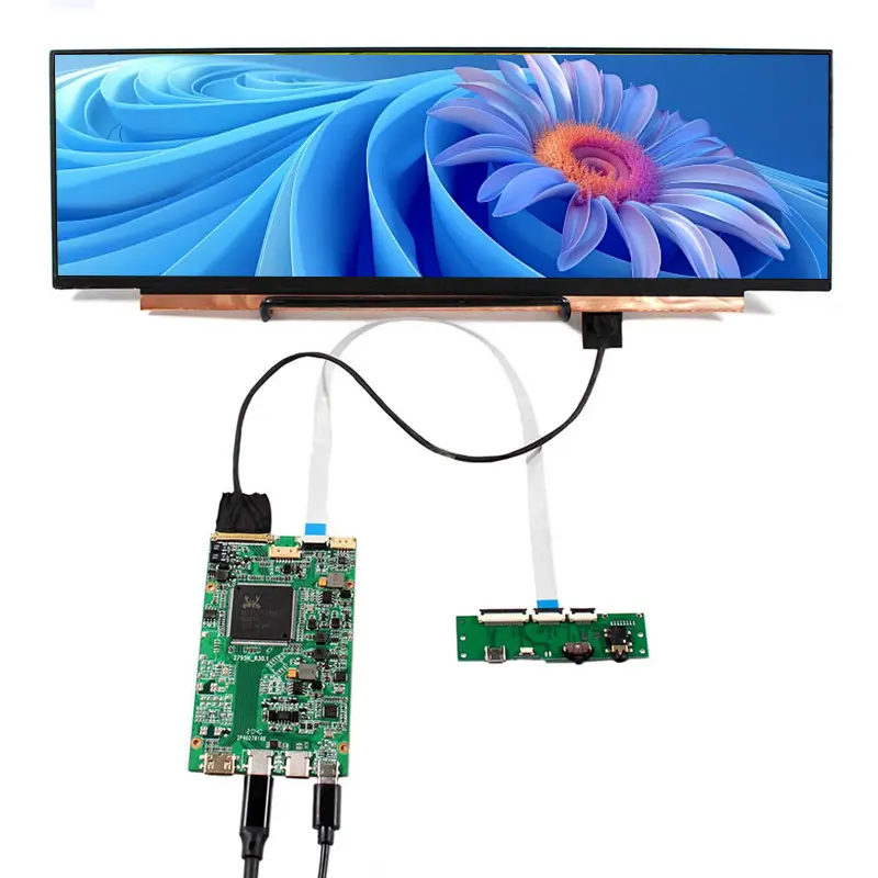 HS2795T4K-V5-04 Featured product image of 14 Inch 4K Ultra-Wide Bar Display Kit for Retail Systems, huisoar, HS2795T4K-V5, 4K Ultra-Wide Bar
