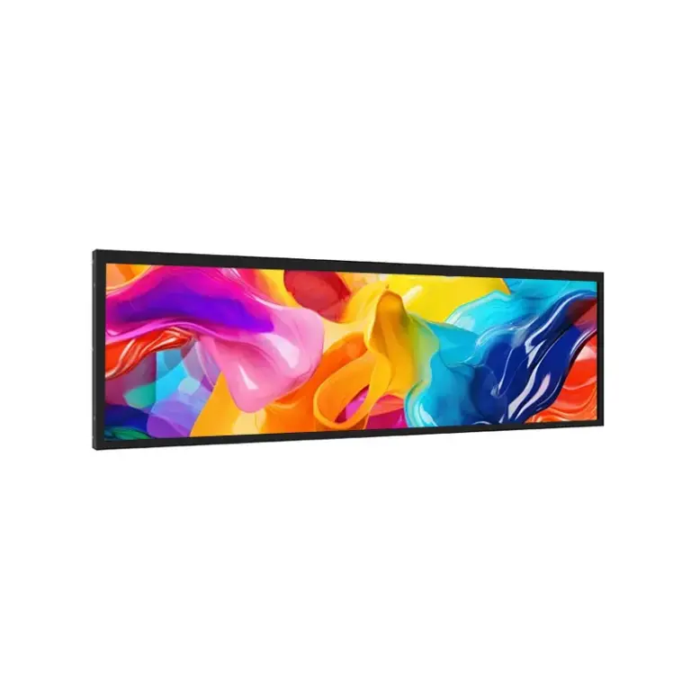 28.6 Inch Bar Type LCD Display 1920×540 LVDS for Outdoor Transit Signage