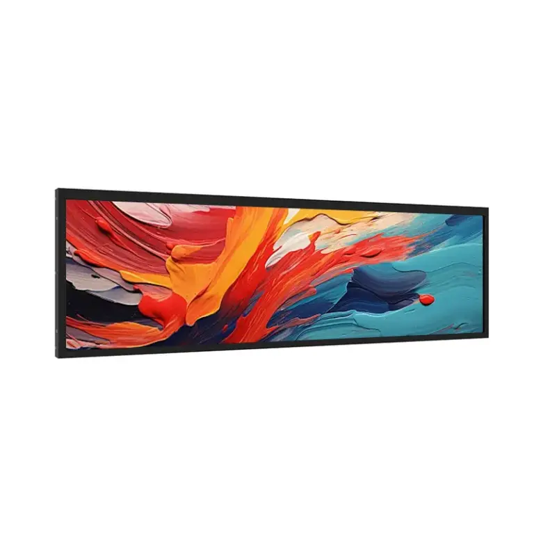 29.4 Inch Bar Type LCD Display 1920×720 IPS for Railway Information