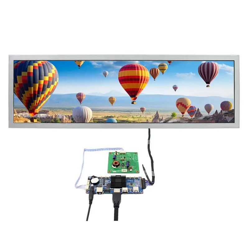 28.6 Inch Android Panoramic Bar Advertising Display Kit for Retail
