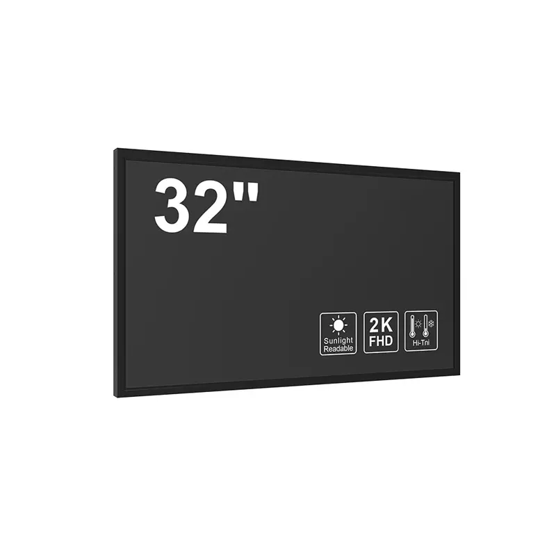 32 Inch 4K LCD Screen Sunlight Readable for Ultra Bright Signage