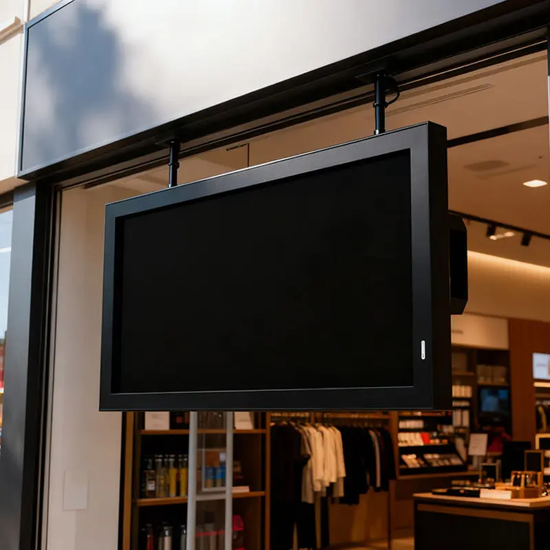 Application scenario image for 32 Inch Outdoor Waterproof Display for Fanless IP66 Signage, 32 Inch Outdoor Waterproof