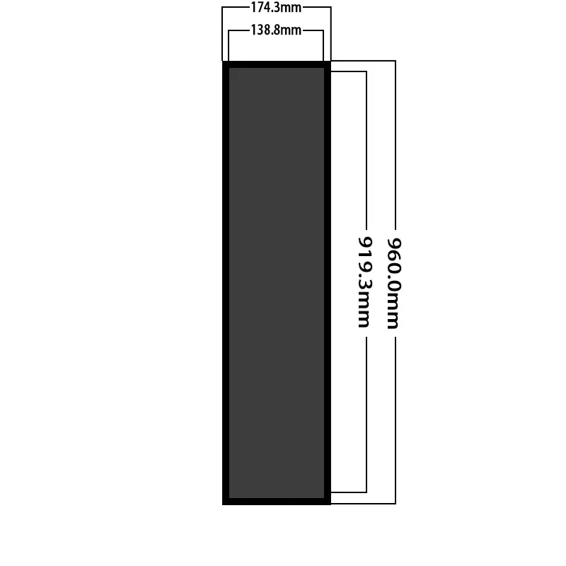 Additional product image of 36.6 Inch Stretched Bar LCD Panel Touch Display for Transit Information, huisoar, HS366-SBL-FHD