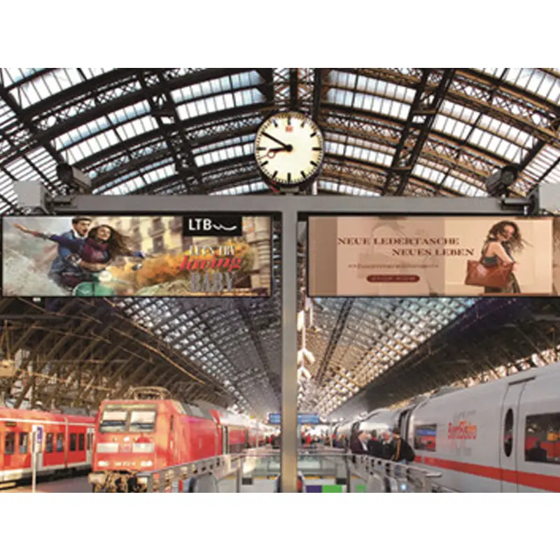 37 Inch Stretched LCD Digital Signage for Transit Systems