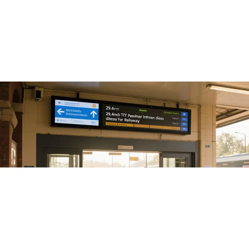 Application scenario image for 37.8 Inch Shelf Edge LCD Display 2880×158 for Retail Signage, 37.8 Inch Shelf Edge LCD