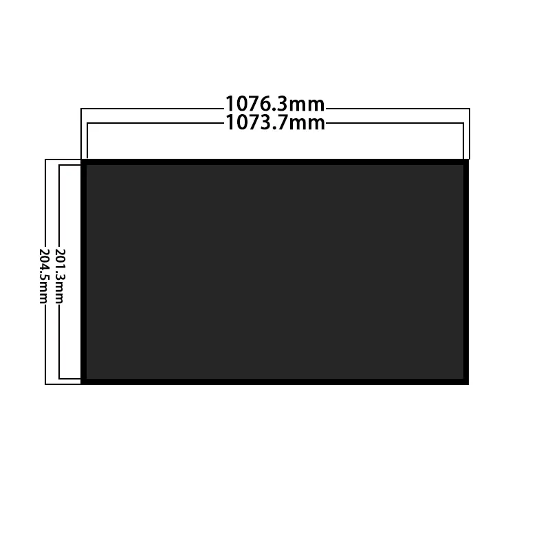 Additional product image of 43 Inch Outdoor Open Frame Monitor for Kiosks, huisoar, HS430ENT-N25, Outdoor Open Frame