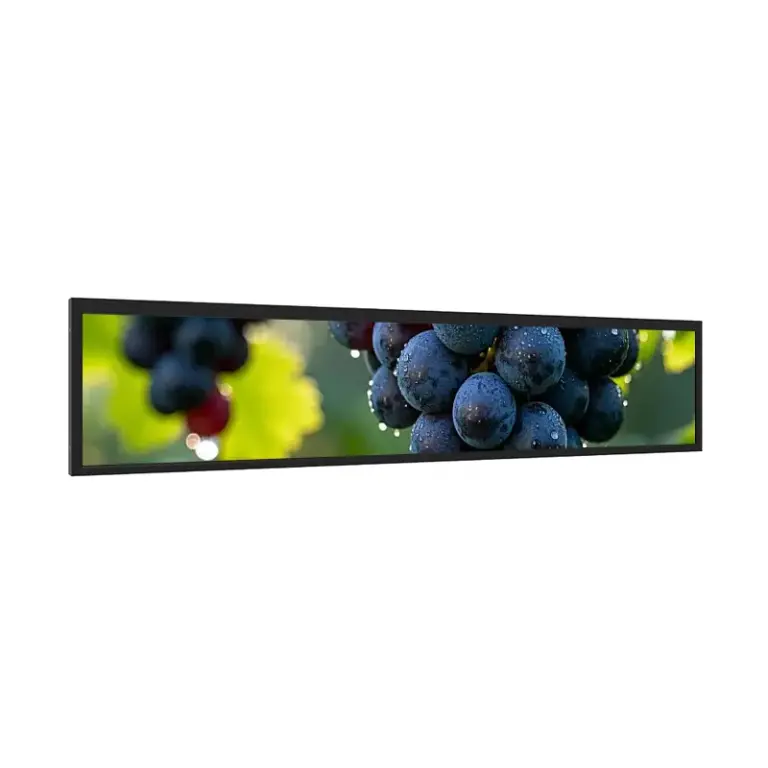 43 Inch Bar Type LCD Display 1920×360 LVDS for Transit Signage