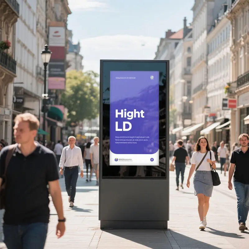 Application scenario image for 46 Inch High Brightness LCD Panel displays for Outdoor Signage, 46 Inch High Brightness LCD