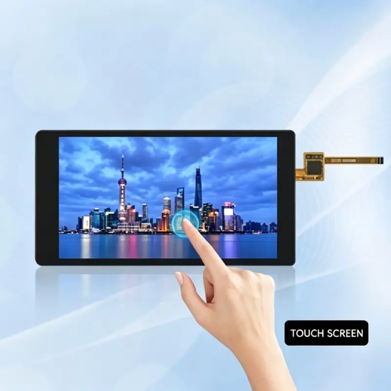 HS550039N0-CTP-05 Touch panel detail of 5.5 Inch MIPI Touch LCD Display 720×1280 for Handheld HMI, HS550039N0-CTP, 5.5 inch MIPI touch LCD