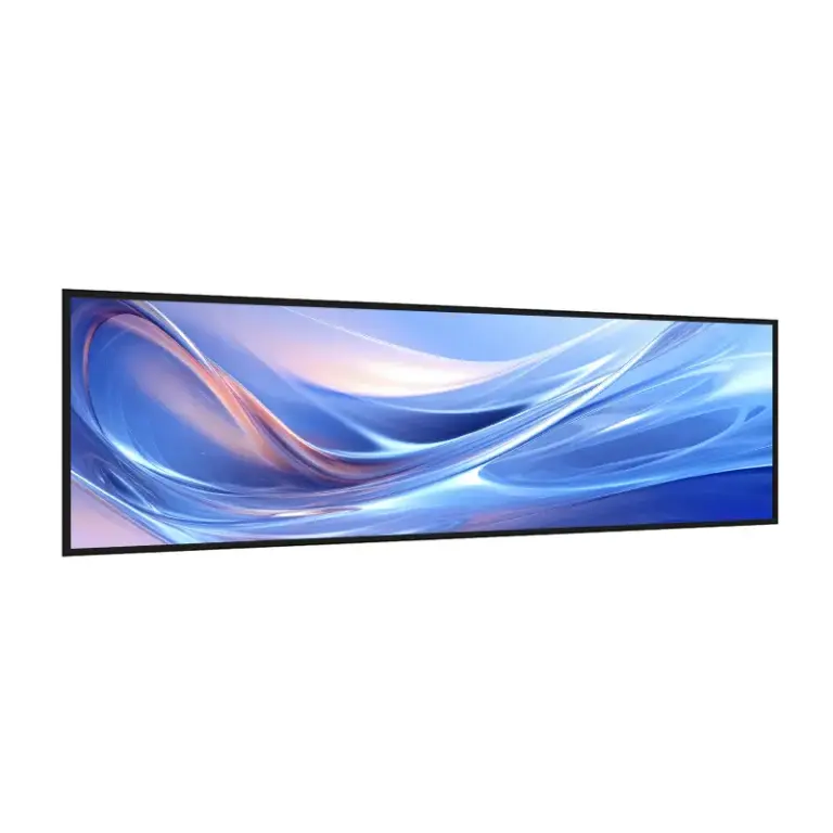 58.5 Inch Android Bar LCD Display 3840×1080 for Passenger Information