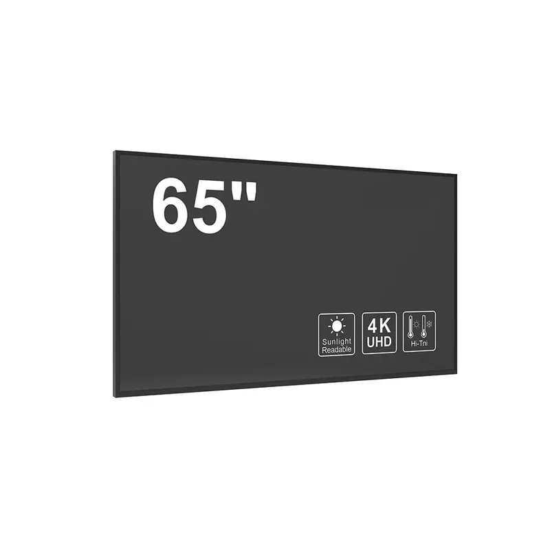 65 Inch Public Signage V-by-One TFT LCD Panel for Airports Outdoor Signage