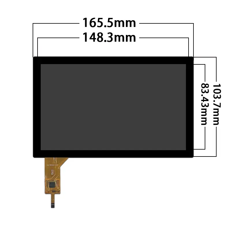 HS670001B0-DYWL-06 Additional product image of 6.7 Inch High Brightness MIPI LCD Display 1920×1080, huisoar, HS670001B0-DYWL, 6.7 inch high