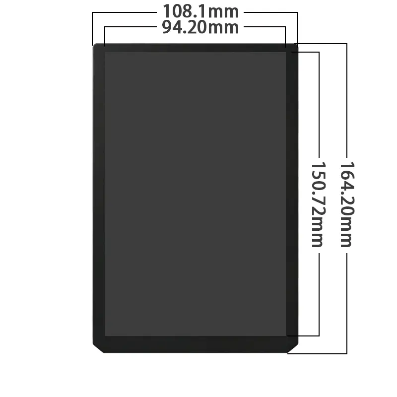 Touch panel detail of 7 Inch 1100 Nits Touch LCD Module High Brightness MIPI for Handheld Terminals, HS700078S0-CTP, 7 Inch