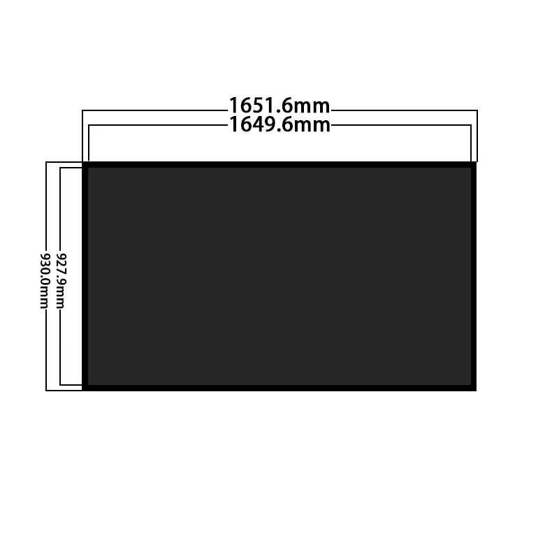 Additional product image of 75 Inch UHD Sunlight Readable Signage LCD Panel for Transit Hubs, huisoar, HS750ENT-GD45, UHD