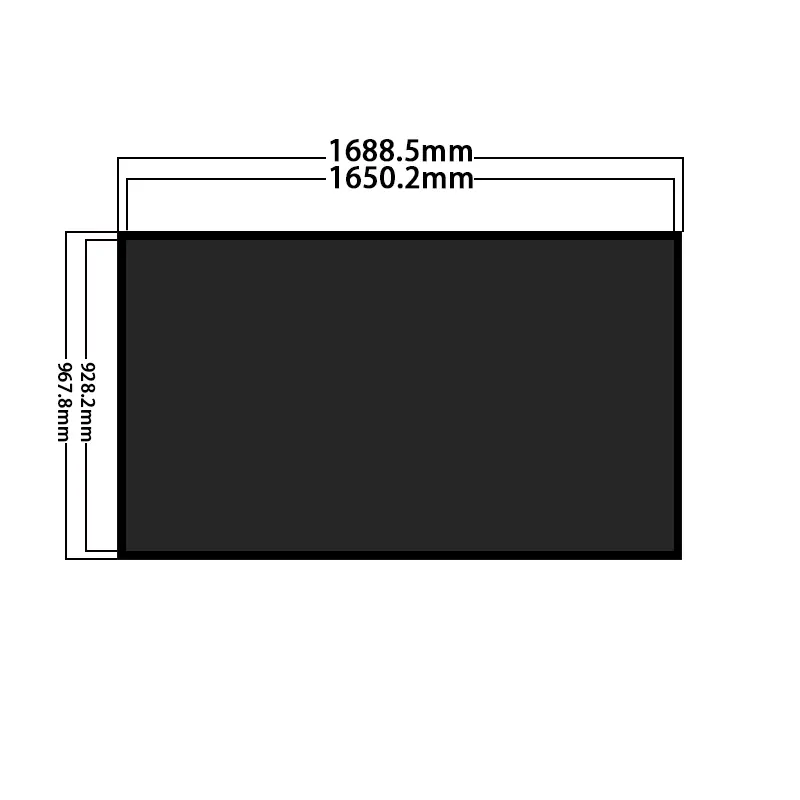 HS750ENT-N50-04 Additional product image of 75″ 3840×2160 5000nits UHD Industrial Window-Facing Display, huisoar, HS750ENT-N50, 75 3840×2160