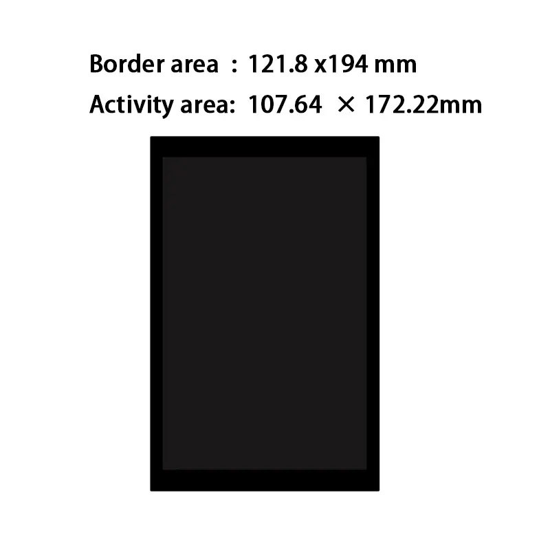 Additional product image of 8 Inch MIPI Touch Display 800×1280 IPS High Brightness for Slim Industrial Tablets, huisoar