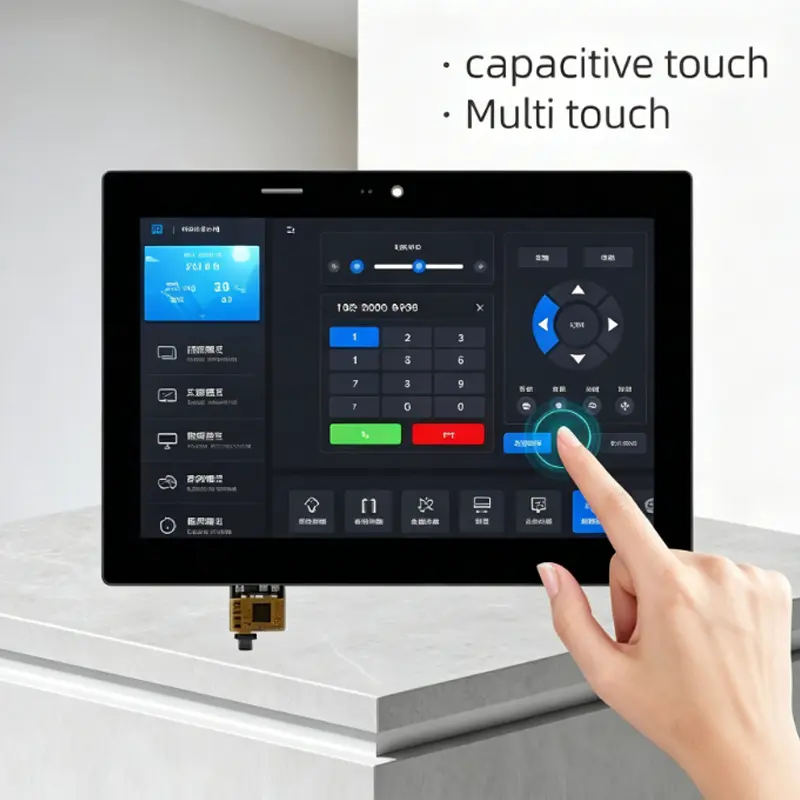 HS800042B0-YLT-03 Additional product image of 8 Inch MIPI Touch LCD Display 1200×1920 500 Nits for Portrait HMI Systems, huisoar