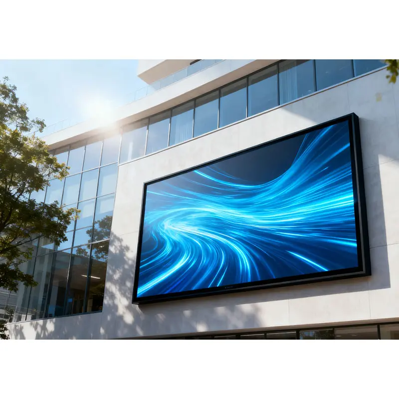 Application scenario image for 98 Inch Outdoor Signage LCD Panel for Public Displays Digital signage, 98 Inch Outdoor
