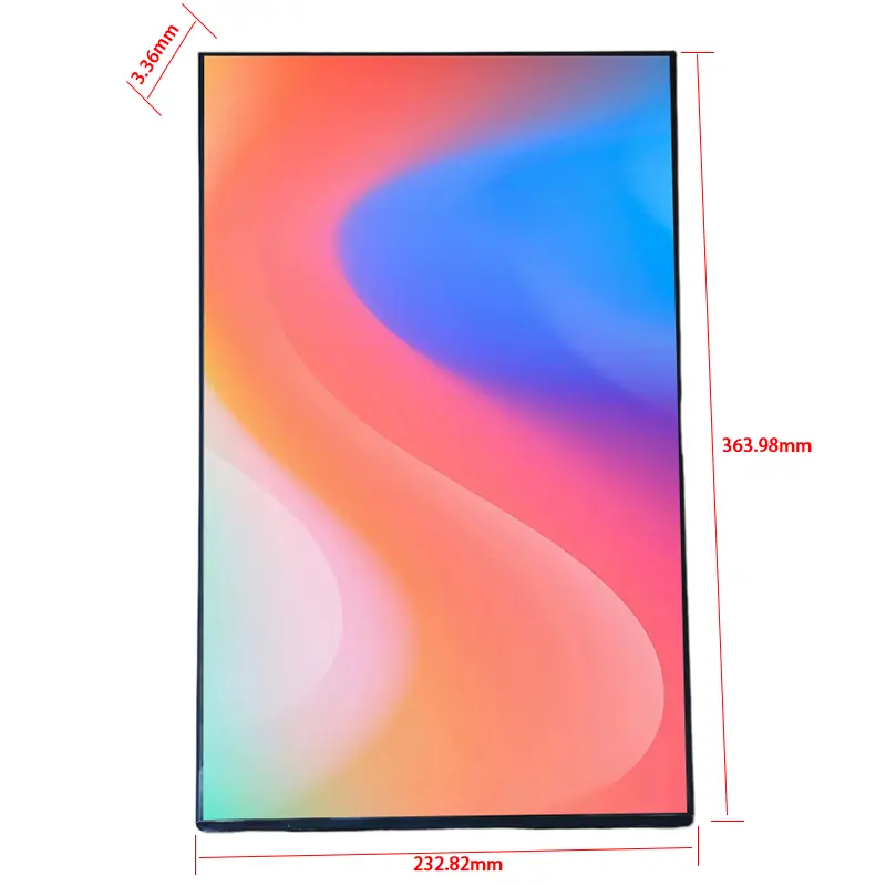 Dimension drawing of 16 Inch Portrait MIPI LCD Module for Industrial Signage, HSL160A0100M, 16 Inch Portrait MIPI LCD