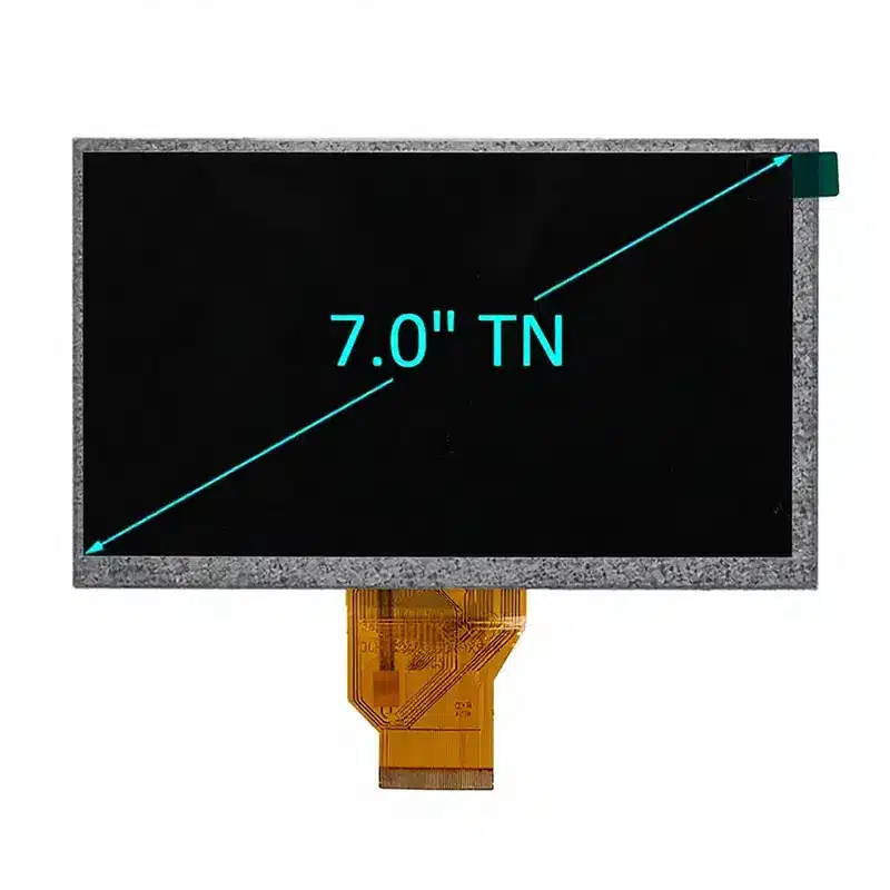 Sunlight RGB TFT Module 7 inch 1000 Nits RGB 50 pin industrial screen