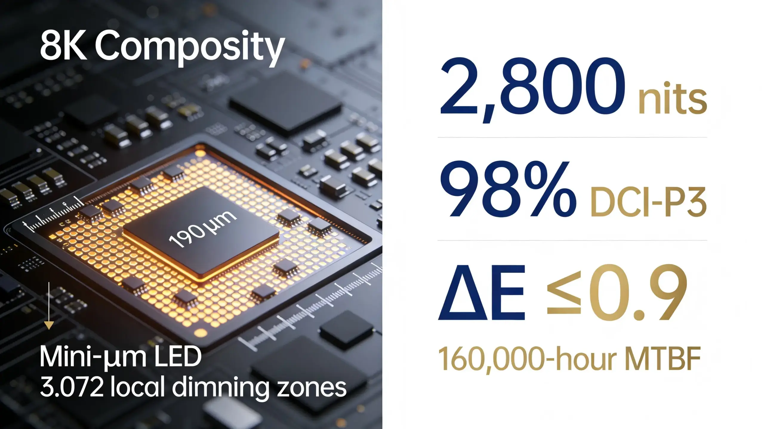 Professional Mini LED Wide Color Gamut Displays