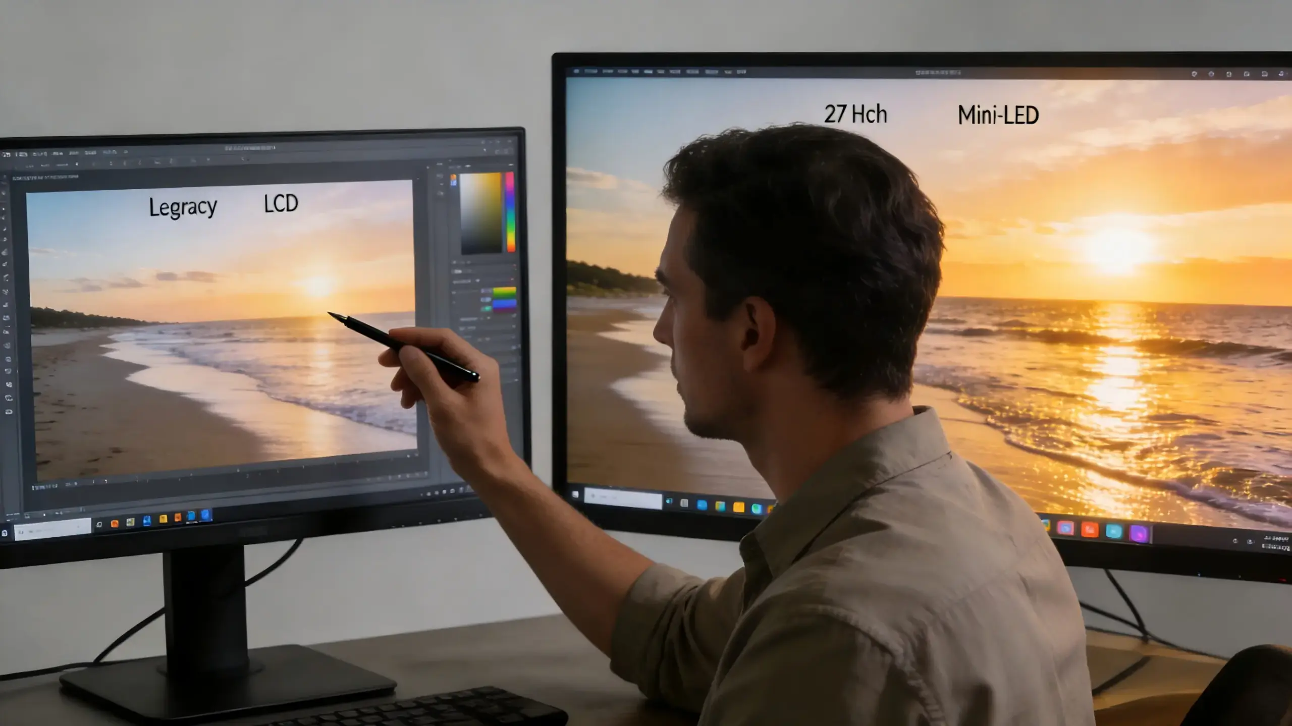 Professional Mini LED Wide Color Gamut Displays