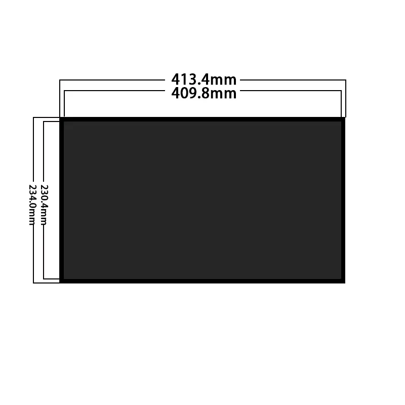 RS185ENT-GE15-06 Additional product image of 18.5 Inch High Brightness LCD Panel 1500 Nits LVDS Display, huisoar, HS185ENT-GE15, 18.5 inch