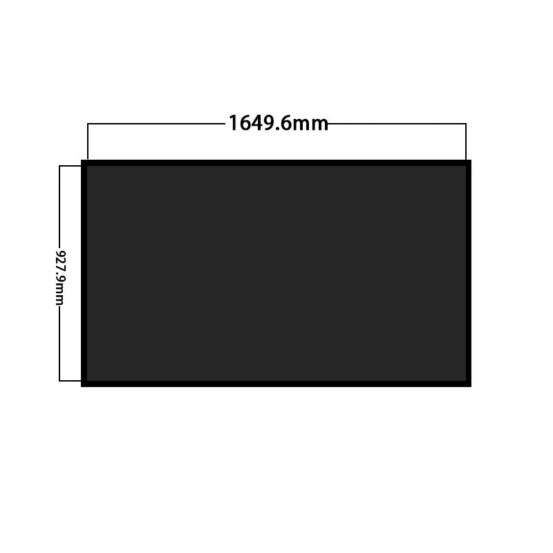 Additional product image of 75 Inch Waterproof Digital Signage Monitor for Transit Hubs, huisoar, HS750ENT-GD40, Waterproof