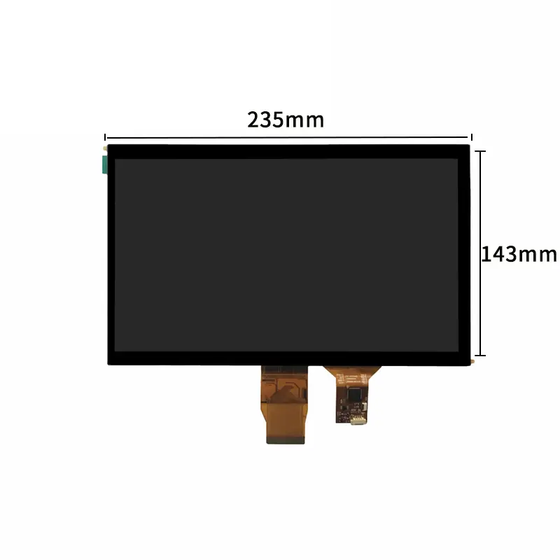 Dimension drawing of 10.1 Inch Equipment Interface RGB Display Module for Control Panels, HS101225A07LM, Equipment Interface