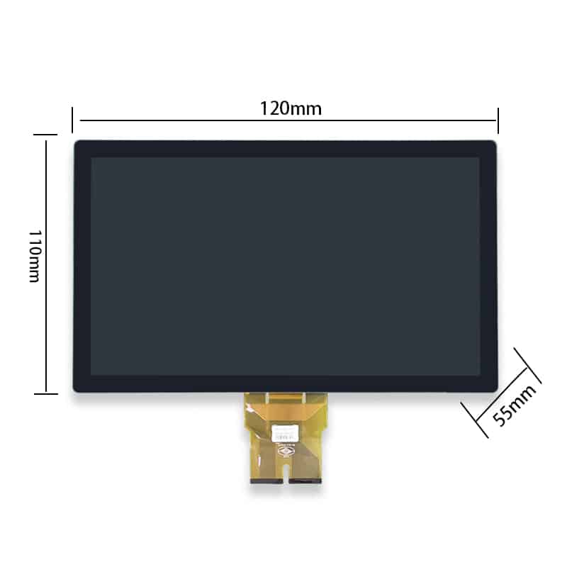 Dimension drawing of 21.5 Inch Retail Digital Poster LCD Display Module for Kiosks, HS21.5A1609V1, Retail Digital Poster LCD