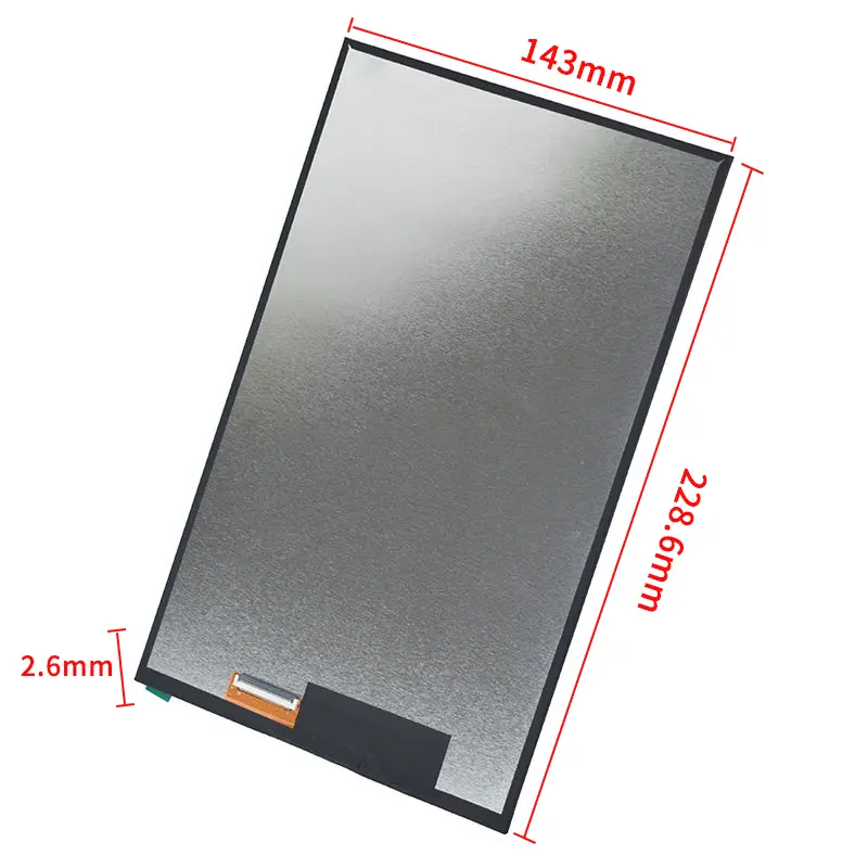 Dimension drawing of Custom 10.1 Inch MIPI Industrial Touch Screen Display Module for HMI, HS101BH061-01A, MIPI Industrial