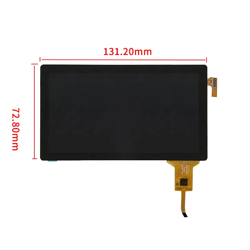 Dimension drawing of 5.5 Inch HD AMOLED Display Module MIPI 720×1280 for Embedded Devices, HS055HD08A-V1, 5.5 Inch HD AMOLED