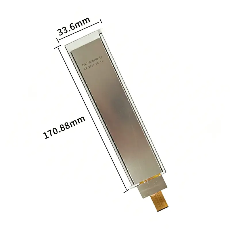 Dimension drawing of 7 Inch Custom Stretched Touch Display Panel for Smart Devices, HS2801Q424, Custom Stretched Touch