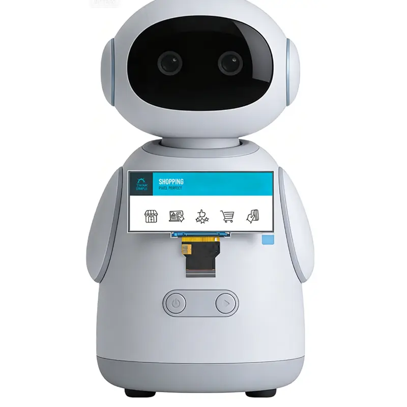 Application scenario image for 3.99 Inch Bar Type IPS LCM Display 400×960 Intelligent Education Robot SPI+RGB 40pin, 3.99