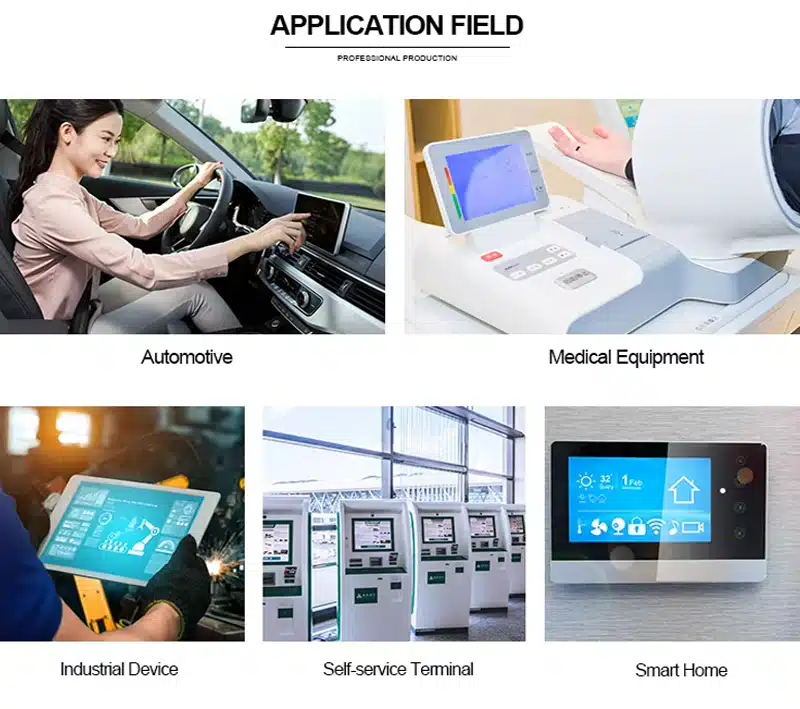 Application scenario image for 7 Inch High Brightness Capacitive Touch LCD Module for Industrial HMI, High Brightness