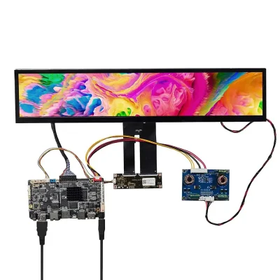 24 Inch Capacitive Touch Stretched Bar LCD Screen for Retail Shelves